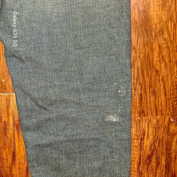 Mens Signature Levi Strauss & Co. Straight Fit Distressed Blue Denim Jeans Sz 36 - Picture 7 of 11